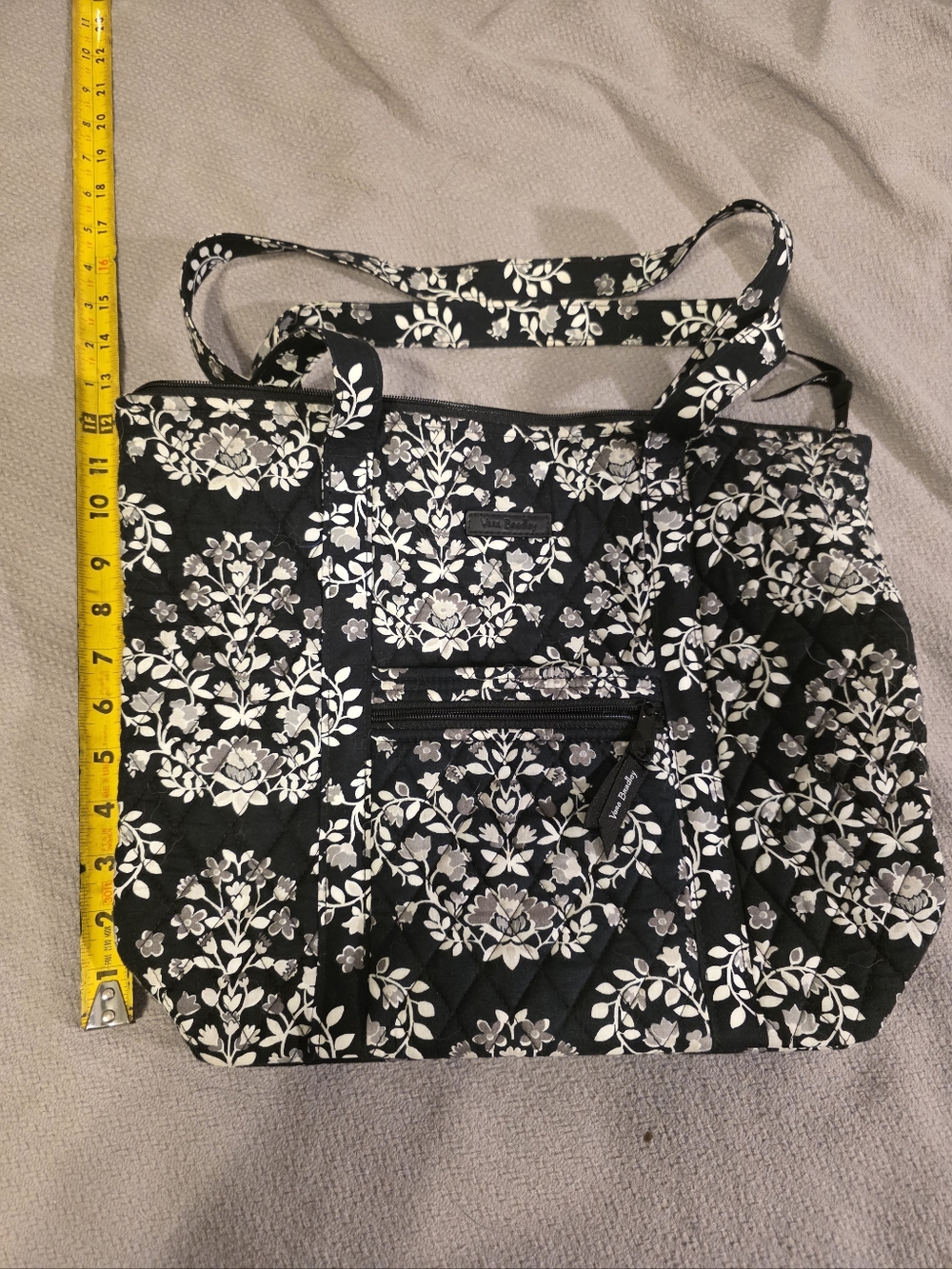 Vera Bradley Black And White Shoulder Bag